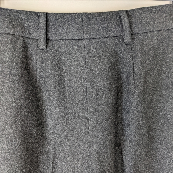 PRADA | charcoal grey wool lined trousers with pockets and ankle zipper detail - Picture 13 of 16